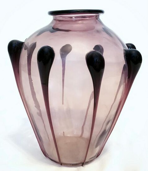Mazzega, design Studio Mazzega. 50s. Murano glass jar