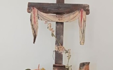 Memento Mori - Papier-mache, Wood - dated 1880