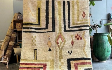 Modern Boujad Moroccan Wool Rug - Berber Carpet - Rug - 300 cm - 200 cm