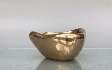 Monique Gerber - Original mid century modern gilt bronze Bowl