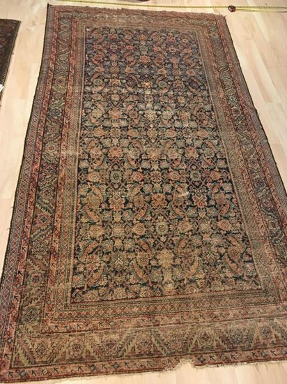 Oriental Hand Knotted Runner / Throw Rug