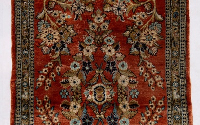 Oriental silk rug