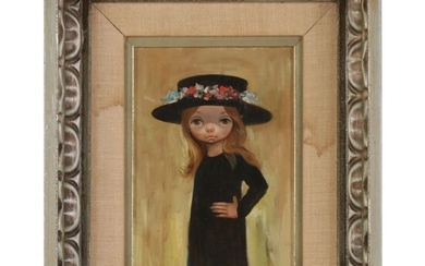 Ozz França Portrait Oil Painting in the Style of Margaret Keane