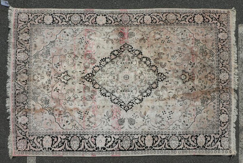 Persian Indo Tabriz Silk Rug