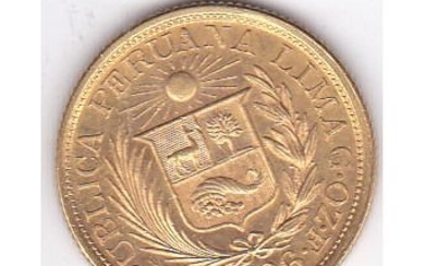Peru - unaSol 1906 GOZF - Gold