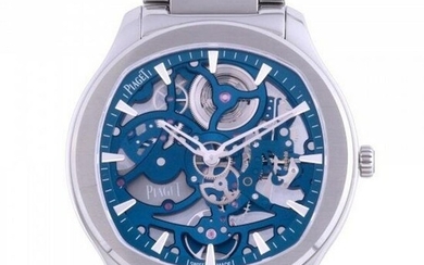 Piaget PIAGET Polo G0A45004 silver/blue dial watch men's