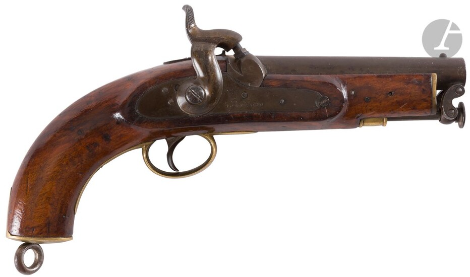 Pistolet à percussion « Tower » modèle 1842... - Lot 89 - Ader