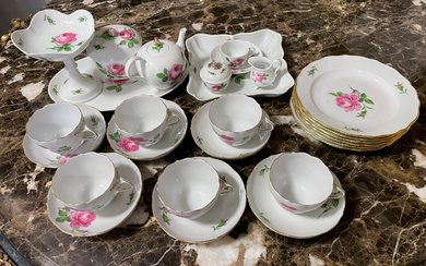 Porcelain tea set 27 items Germany MEISSEN