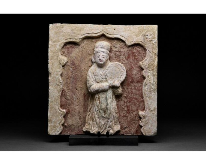 RARE CHINESE SONG DYNASTY TERRACOTTA BRICK