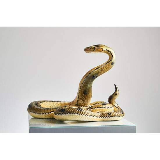 RONZAN Prod. Ceramica, Italia 1950 Raro serpente in