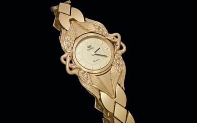 Reloj Corintio de oro con diamantes 53,65 gr