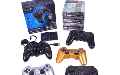 Retro Gaming - a collection of vintage Sony PS Playstation O...