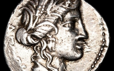 Roman Republic - Denarius - L. Critonius and M. Fannius. Rome 86 B.C. - P.A / M. FAN. L. CR. The two Aediles. - Silver