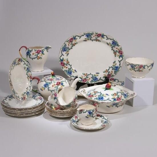 Royal Cauldon 25 Piece Porcelain Tea Service