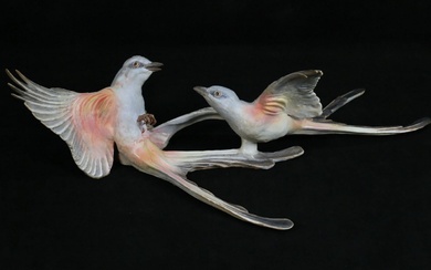 Royal Worcester Scissor Tailed Flycatcher Figure