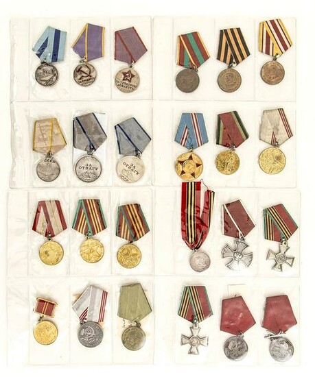 Russia, URSS, Russian Federation A lot of 30 medals