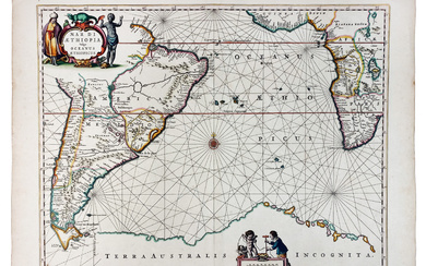 SEA CHARTS -- "MAR DI AETHIOPIA Vulgo Oceanus Aethiopicus". Amst.,...