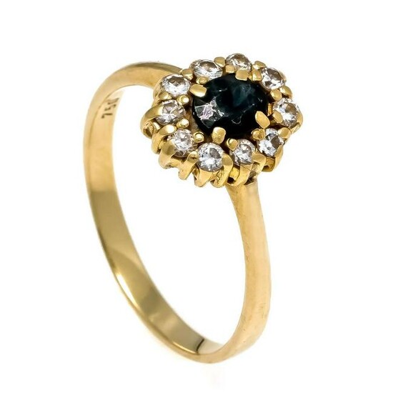 Sapphire and diamond ring 750/000