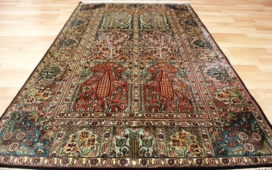 Seiden Ghom - Kaschmir - Felder - Carpet - 169 cm - 96 cm
