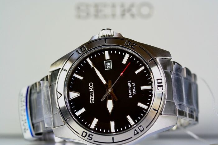 Seiko - Quartz Sapphire Black ed. - NEW 2 years warranty - Men - 2011-present