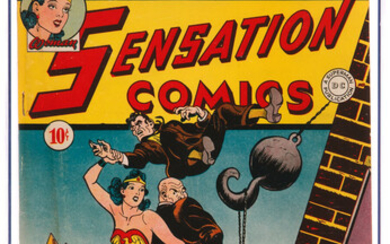 Sensation Comics #2 Double Cover (DC, 1942) CGC NM...