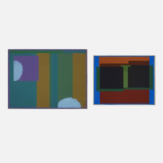 Sewell Sillman, Untitled (two works)