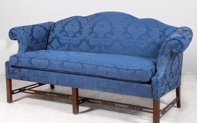 Sherrill Chippendale style camelback sofa