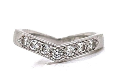 TIFFANY & CO. Platinum Diamond Anniversary Ring