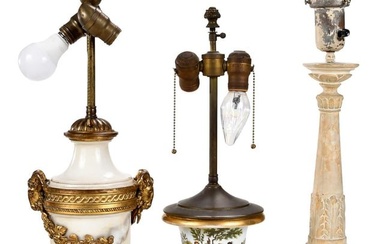 Three Continental Table Lamps