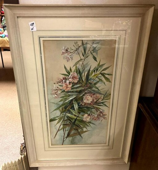 Turn of the Century Print of a Flower Arrangement