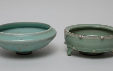 Two Chinese Longquan Porcelain Censer