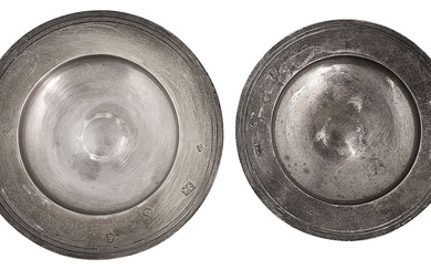 Two Elizabeth II silver armada dishes