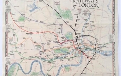 U.K., London; E. G. Perman / London, Summer 1928. - Underground Railways of London - 1921-1950