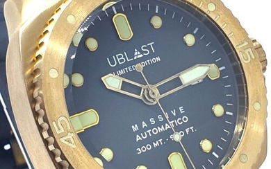 Ublast - Massive Bronze - Limited Edition 100 PCS - UB-PNA300BLS-GR - 30 ATM - Men - New