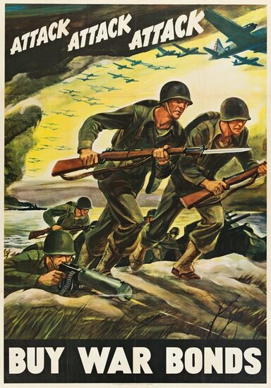 VARIOUS ARTISTS. [WORLD WAR II.] Group of 10 posters.