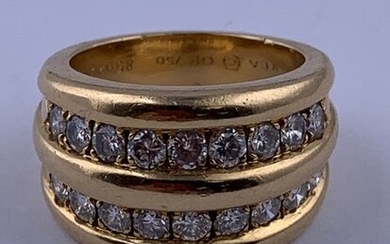 Van Cleef & Arpels - 18 kt. Yellow gold - Ring Diamonds