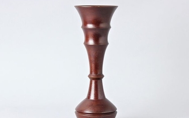 Vase - Bronze - Nakajima Yasumi - Japan - Late 20th century