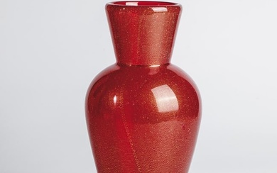 Vase ''rosso pulegoso oro''