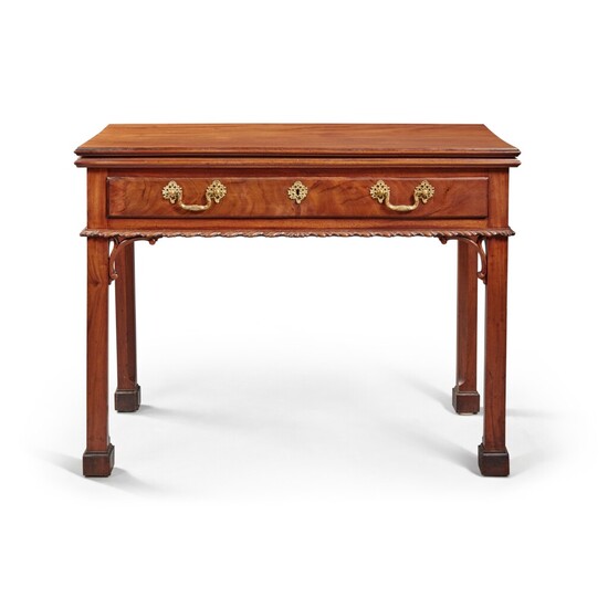 Very Fine and Rare Chippendale Carved and Figured Mahogany Games Table, Attributed to Thomas Affleck (1740-1795), Philadelphia, Pennsylvania, Circa 1770