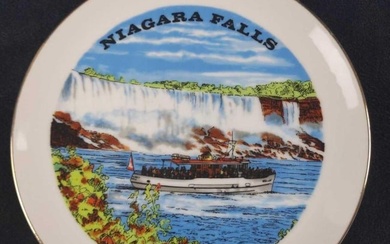 Vintage Porcelain Niagara Falls Canada Plate