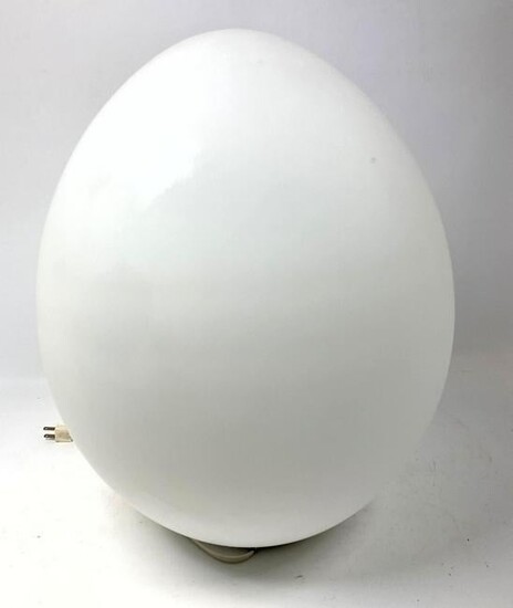 Vistosi style Murano Glass Egg Form Table Lamp.