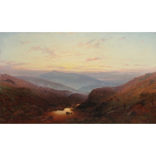 Walter Heath Williams (act.1841-c.1876) Early morning on the...
