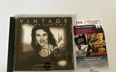 Wanda Jackson Signed Vantage Collection Music CD JSA COA