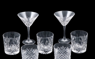 Waterford Crystal "Alana" Rocks Glasses with Marquis by Waterford Drinkware