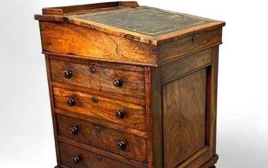 William IV Rosewood Davenport Desk, 19thc.