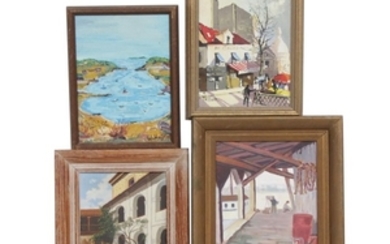 20th Century Landscape and City Scene Oil Paintings