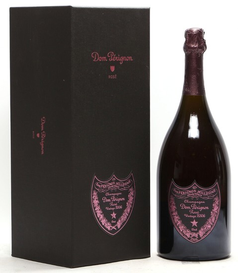 1 bt. Mg. Champagne Dom Pérignon Rosé, Moët & Chandon 2006 A (hf/in). Oc.
