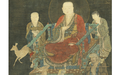 ANONYMOUS (15TH-EARLY 17TH CENTURY), Luohan and Attendants
