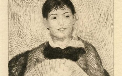Pierre Auguste Renoir La femme a l'eventail