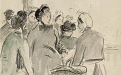 MARCHÉ À LA VOLAILLE, GISORS, Camille Pissarro